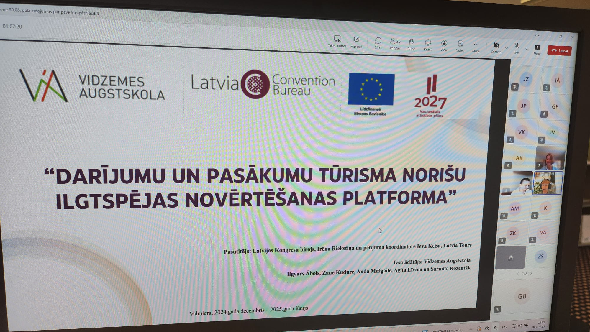 Working Group Advances Development of the Sustainability Assessment Platform