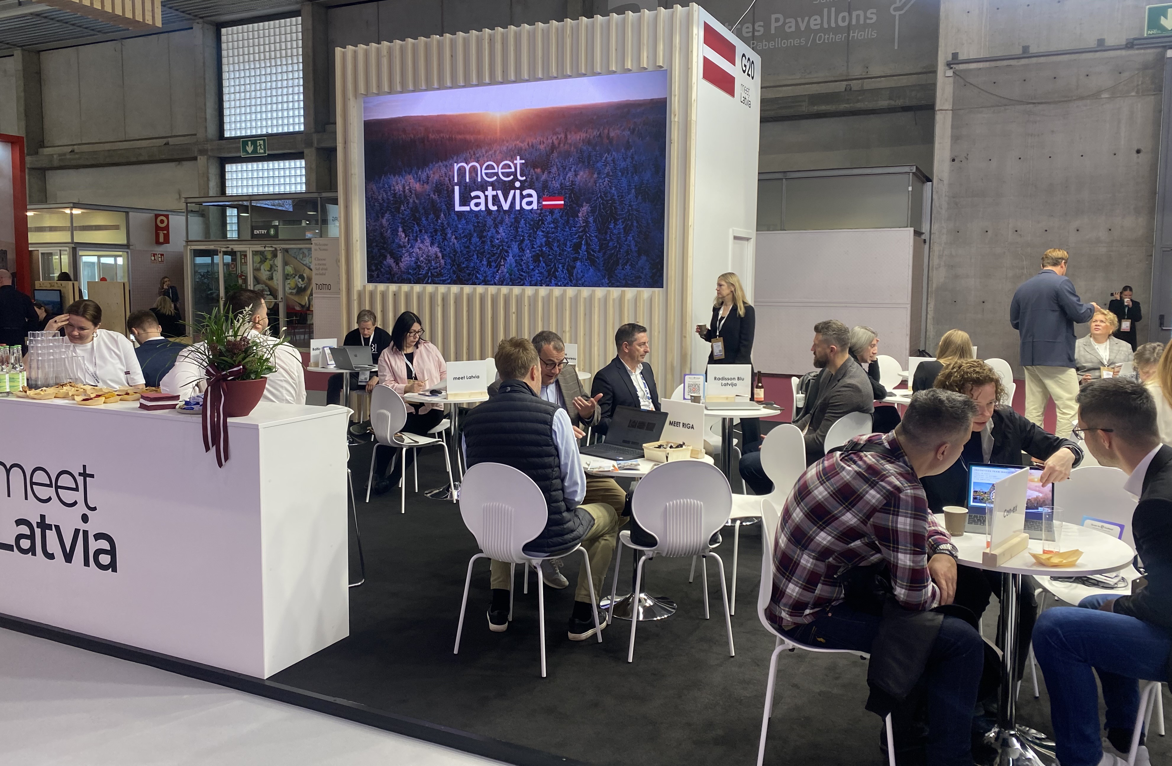 Latvia Convention Bureau Represents Latvia at the IBTM WORLD 2025 International Business Tourism Exhibition in Barcelona, Spain